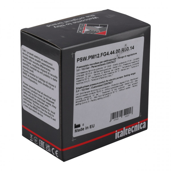 Реле давления Italtecnica PM-12 G (000028231)