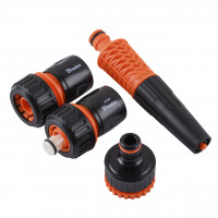 ECO-PWB5500-34 BLACK LINE, Комплект з 4 елементів для поливу на шланг 3/4″ bradas Польша (000028359)