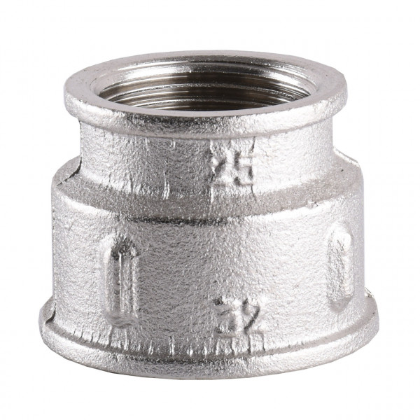 Муфта редукционная никелированная 1 1/4″ВР х 1″ВР литейная А0393А(нк) VA