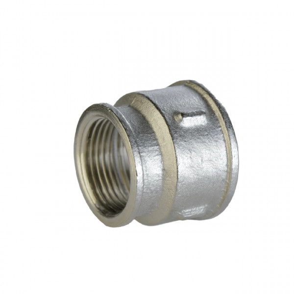 Муфта редукционная никелированная 1 1/4″ВР х 1″ВР литейная А0393А(нк) VA