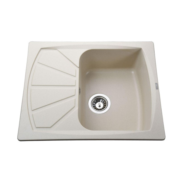 Гранітна мийка Globus Lux TANA слонова кiстка 650х500мм (000022422)