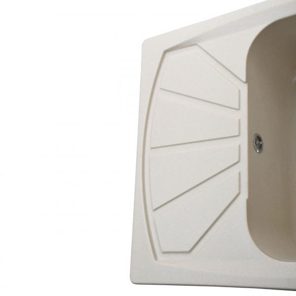 Гранітна мийка Globus Lux TANA слонова кiстка 650х500мм (000022422)