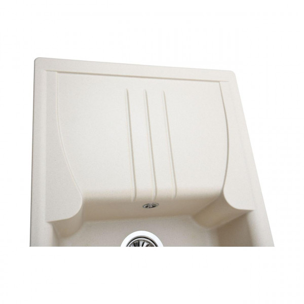 Гранітна мийка Globus Lux BALATON слонова кiстка 680х500мм (000006099)