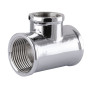 Трійник SOLOMON 1″х1/2″х1″ ВВВ хром 8202 (000006772)