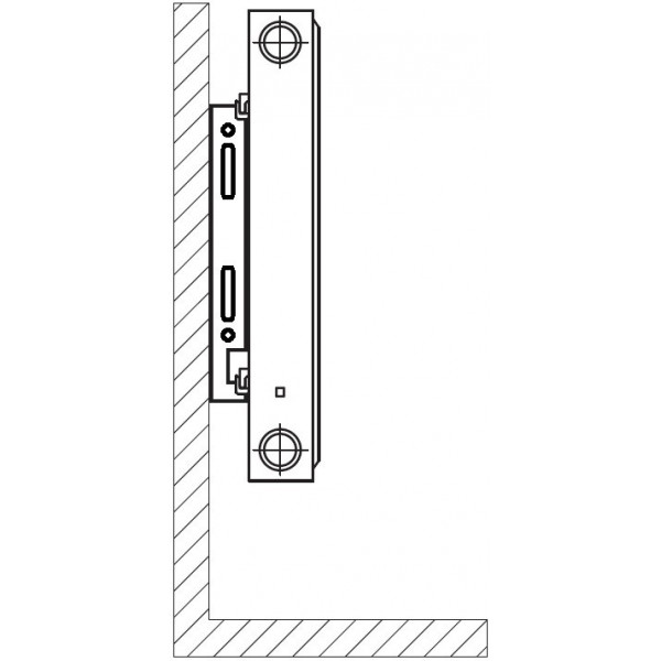 Радиатор стальной 11/500x600 бок KALITE (000022285)