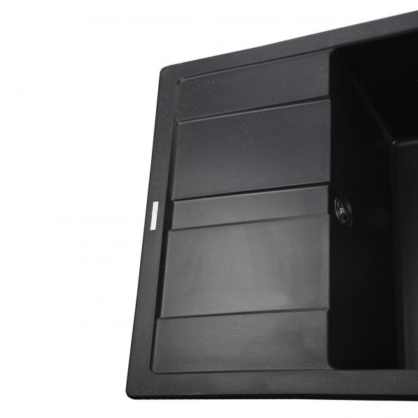 Гранітна мийка Globus Lux ONE чорний 650х500мм-А0002 (000021068)