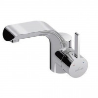 Змішувач для умивальника Cersanit LUVIO S951-142 з донним клапаном CLICK-CLACK (000012477)