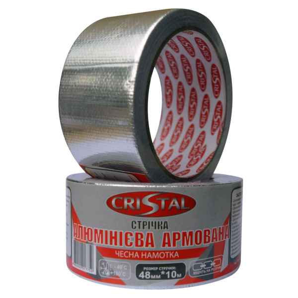Лента алюминиевая армированная CRISTAL 48мм х 10м (000017744)