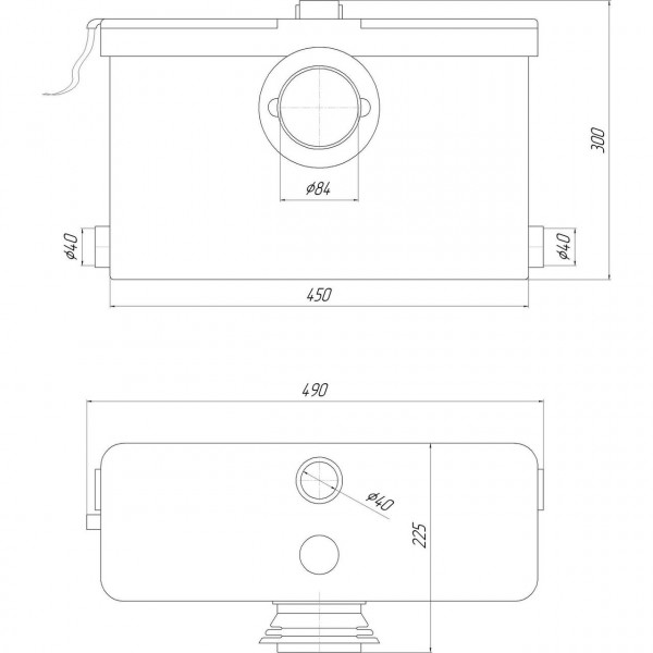 Канализационная установка VOLKS pumpe WC500-1 (000018980)