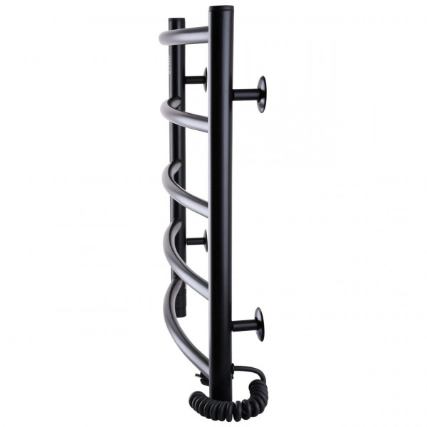 Рушникосушарка UNIO LD ER 500-500-5 BLK Драбинка Дуга електро чорна (000021667)