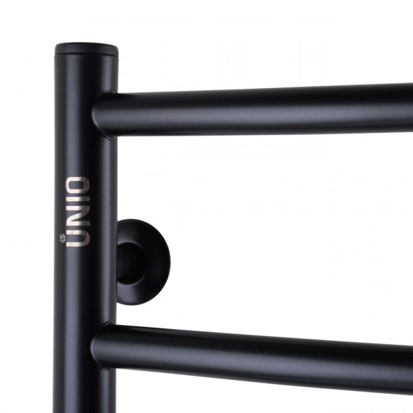 Рушникосушарка UNIO LD ER 500-500-5 BLK Драбинка Дуга електро чорна (000021667)