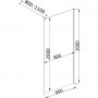 Душевая перегородка BRAVO LEGA 90T