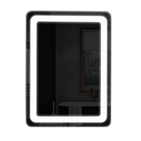 Зеркало UNIO MRR-04 SQR-RA 600 x 800 mm LED FL (000026929)