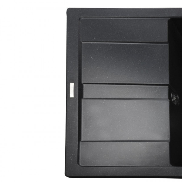 Гранітна мийка Globus Lux ONE чорний металік 650х500мм-А0001 (000021069)