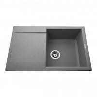 Гранитная мойка Globus Lux KOMO серый камень 790x500мм-А0005 (000011387)