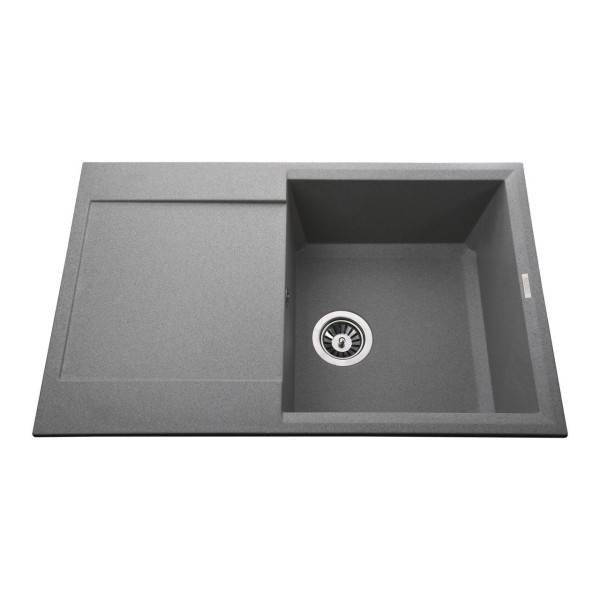 Гранитная мойка Globus Lux KOMO серый камень 790x500мм-А0005 (000011387)
