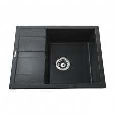 Гранітна мийка Globus Lux ONE графіт 650х500мм-А0001 (000002983)