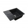 Гранітна мийка Globus Lux ONE графіт 650х500мм-А0001 (000002983)