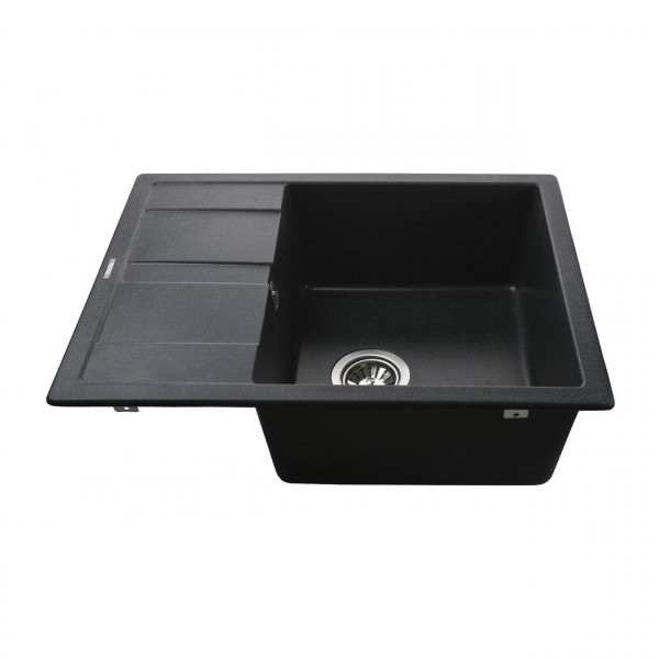 Гранітна мийка Globus Lux ONE графіт 650х500мм-А0001 (000002983)