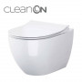 CET Cersanit В246 ZEN CLEAN ON подвесной з сиденьем дюропласт лифт SLIM (000021982)