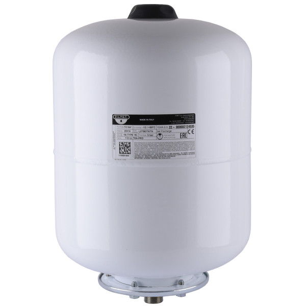 Гидроаккумулятор cо сменной мембраной 19л ZILMET ULTRA-PRO 10bar, белый ( 1100001940 ) (000024320)
