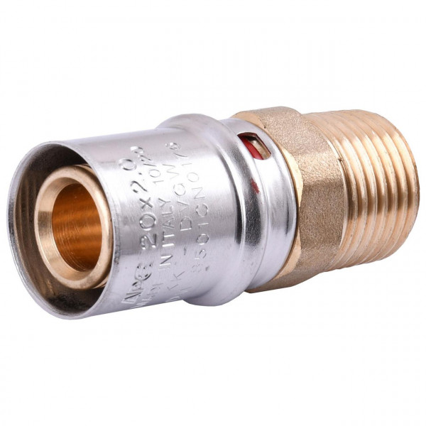 Муфта с наружной резьбой пресс APE ITALY AP 101 1/2″х20 (000001712)