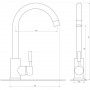 Смеситель для кухни Globus Lux ALPEN SBT1-203S-GP (000026593)