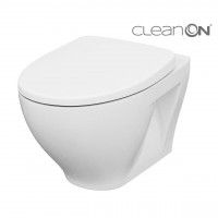 CET Cersanit A29 MODUO CLEAN ON підвісний унітаз в комплекті з кришкою дюропласт MODUO SLIM WRAP (000021903)