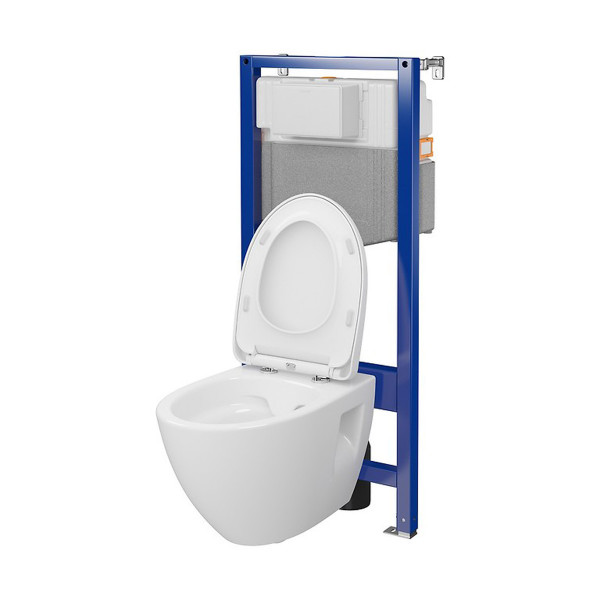 КОМПЛЕКТ С35 ІНСТ СИС-МА AQUA 50 QF MEХАН+ MODUO PLUS ОВАЛЬНЫЙ CLEANON С сид дюр лифт БЕЗ КНОПКИ (000028512)