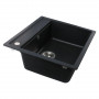 Гранітна мийка Globus Lux VOLTA чорний 570х510мм-А0002 (000002997)