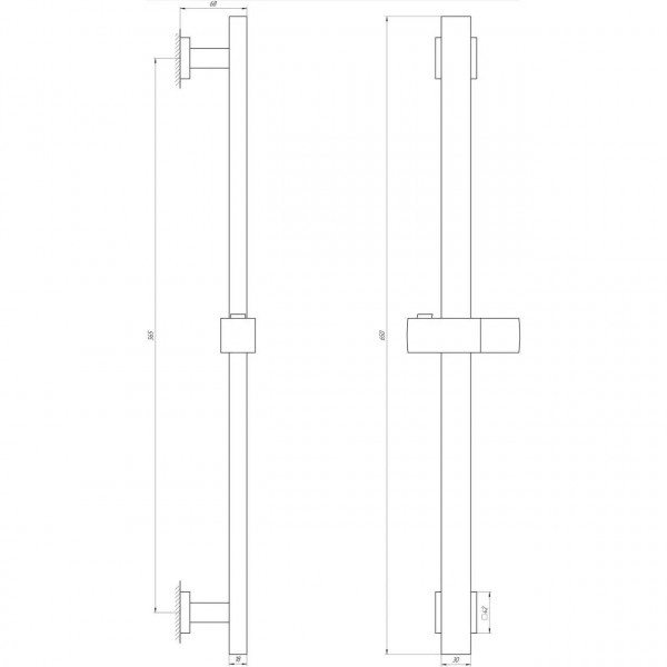 Душова стійка Globus Lux SUS-1108 (000017551)