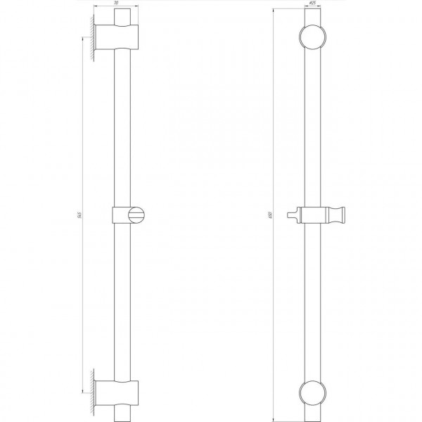 Душова стійка Globus Lux SUS-1107 (000015831)
