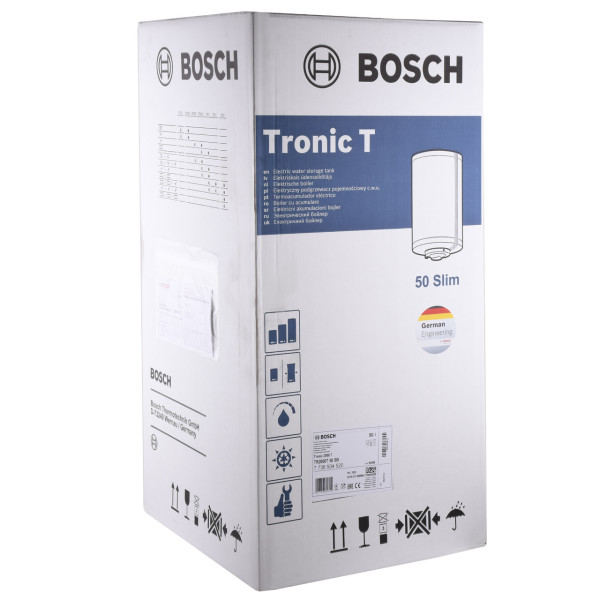 Водонагрівач Bosch Tronic 2000 TR 2000 T 50 SB / 50л, 1500W, Slim (000025067)