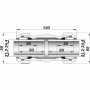 З'єднання зажимне пряме двостороннє DN25(31,2-34,4 мм) OK AGAflex (000027802)