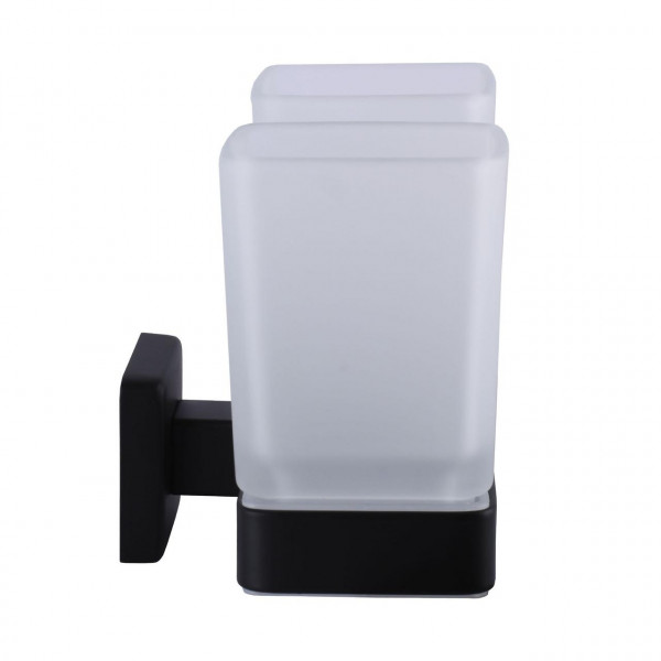 Стакан двойной Globus Lux BQ9428 черный матовый SUS304