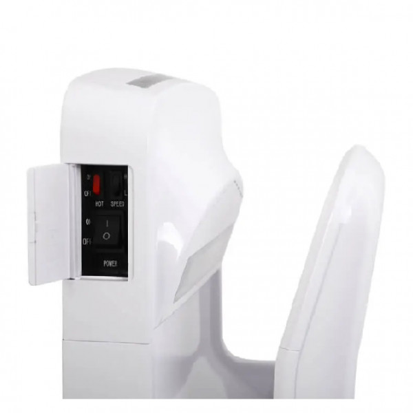 Сушилка для рук HOTEC 11.101 ABS White сенсорная, корпус пластик белый (220В ,1650-2050Вт) (000020512)