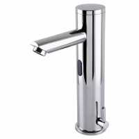 Змішувач сенсорний для умивальника HOTEC 19.116-DC/AC (220V/6V) з трансформатором,латунний Hot/Cold (000019613)