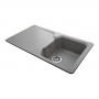 Гранітна мийка Globus Lux BOREN сірий камiнь 860х500мм-А0005 (000008256)