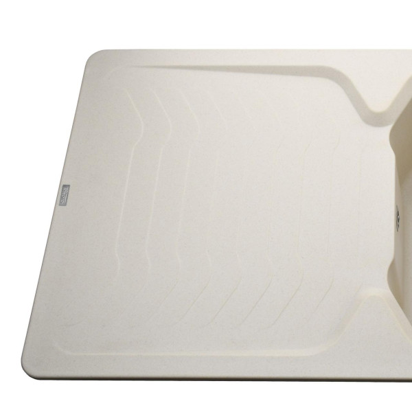 Гранітна мийка Globus Lux BOREN слонова кiстка 860х500мм (000009613)