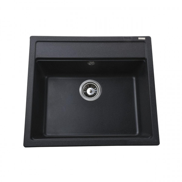 Гранітна мийка Globus Lux VOLTA графіт 570х510мм-А0001 (000022404)