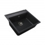 Гранітна мийка Globus Lux VOLTA графіт 570х510мм-А0001 (000022404)