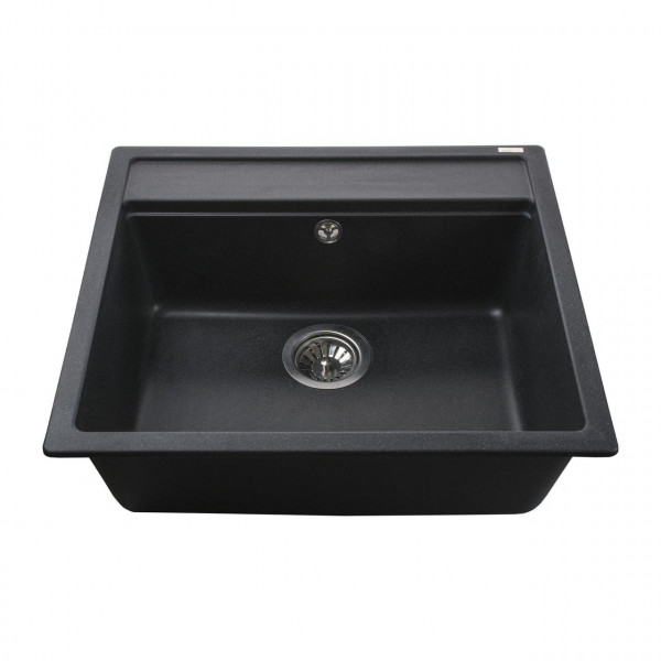 Гранітна мийка Globus Lux VOLTA графіт 570х510мм-А0001 (000022404)
