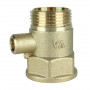 Тройник для датчика температуры латунный 1″ВР х М10 х 1″НР штампованный усиленный А0221А VA (000028662)