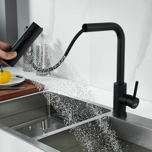 Змішувач для кухні чорний (811057293)
