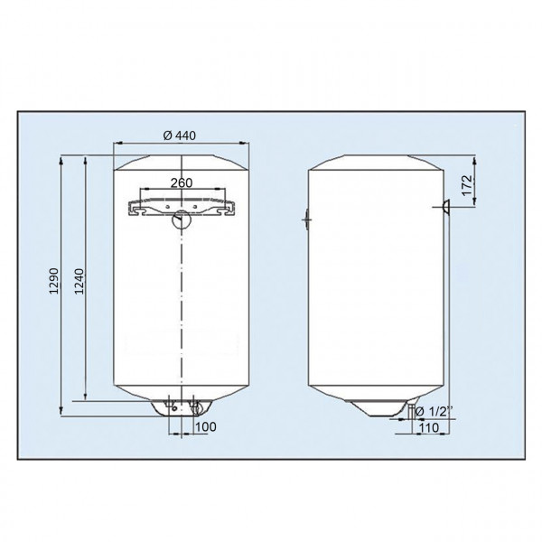 Водонагреватель LEOV LV Dry 150 l сухой тэн (20356) (000020356)