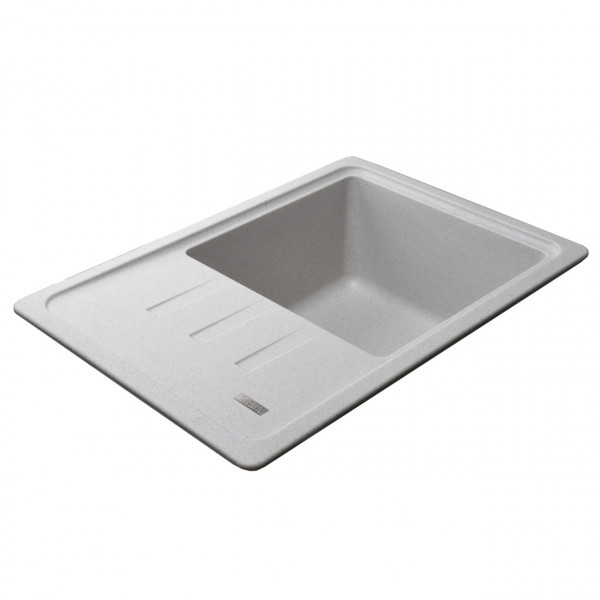 Гранитная мойка Globus Lux MONO жемчужный 620х435мм (000022412)