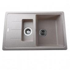 Гранітна мийка Globus Lux IZEO мигдаль780x500мм-А0008 (000008010)