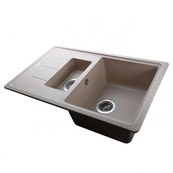 Гранітна мийка Globus Lux IZEO мигдаль780x500мм-А0008 (000008010)