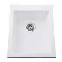 Гранітна мийка Globus Lux LAMA білий 410х500мм-А0007 (000008480)