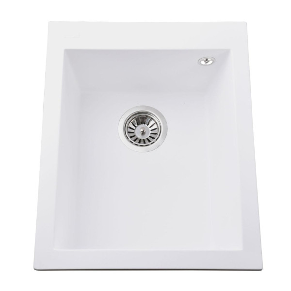 Гранітна мийка Globus Lux LAMA білий 410х500мм-А0007 (000008480)